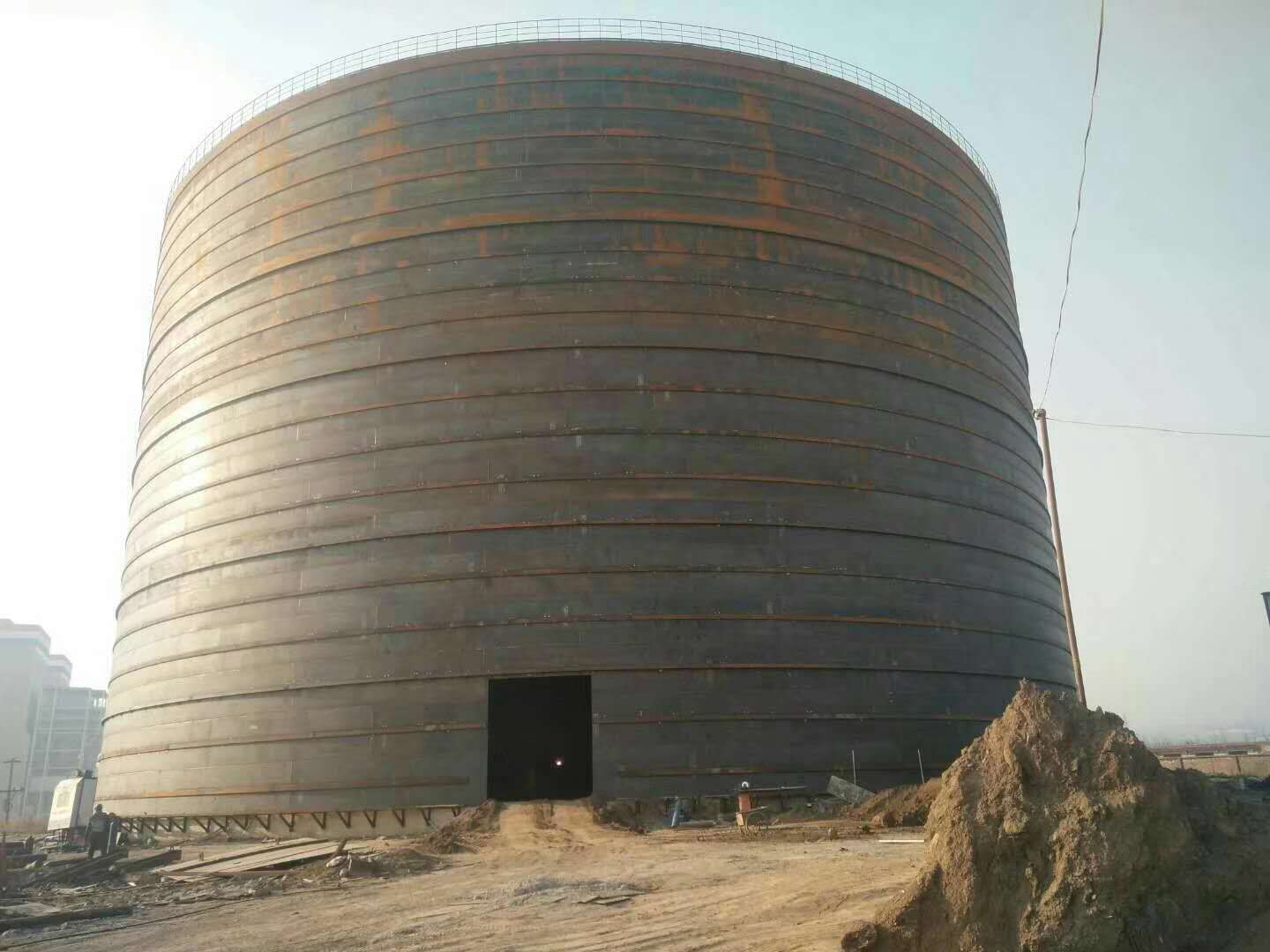 惠农承建大型钢板库的好处及原理