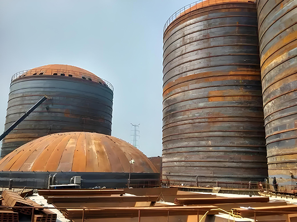 惠农焦粉钢板仓